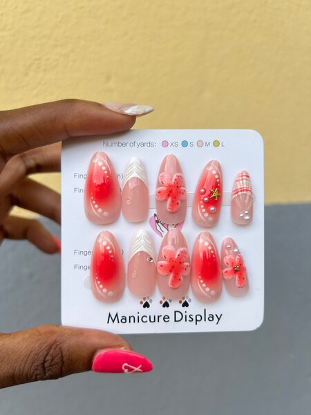 Ongles Artificiels Roses