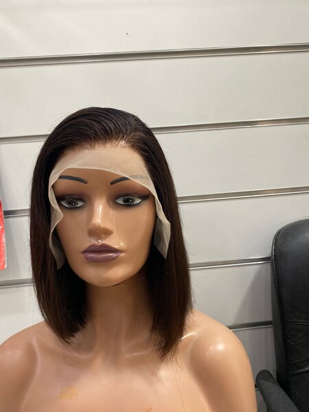 Dark Brown Bob Lace Front Wig