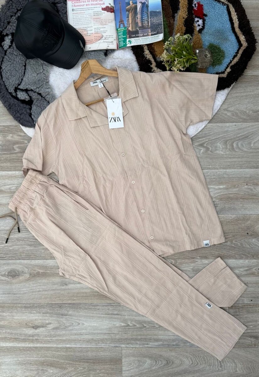 Ensemble détente en lin