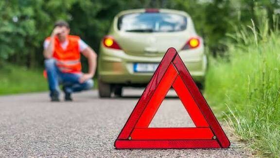 Triangle de sécurité routière