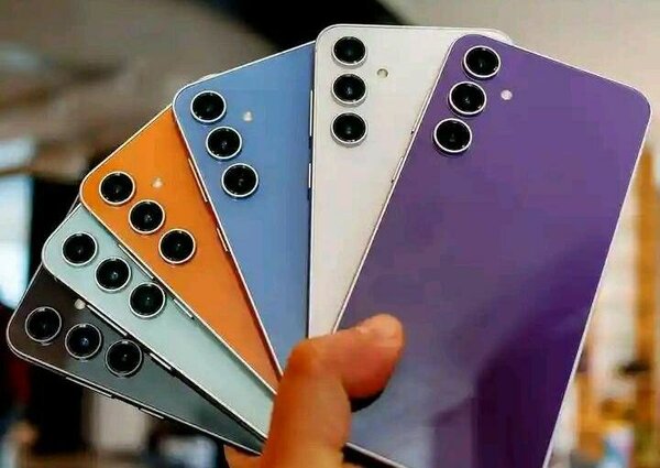 Téléphones portables Samsung multicolores