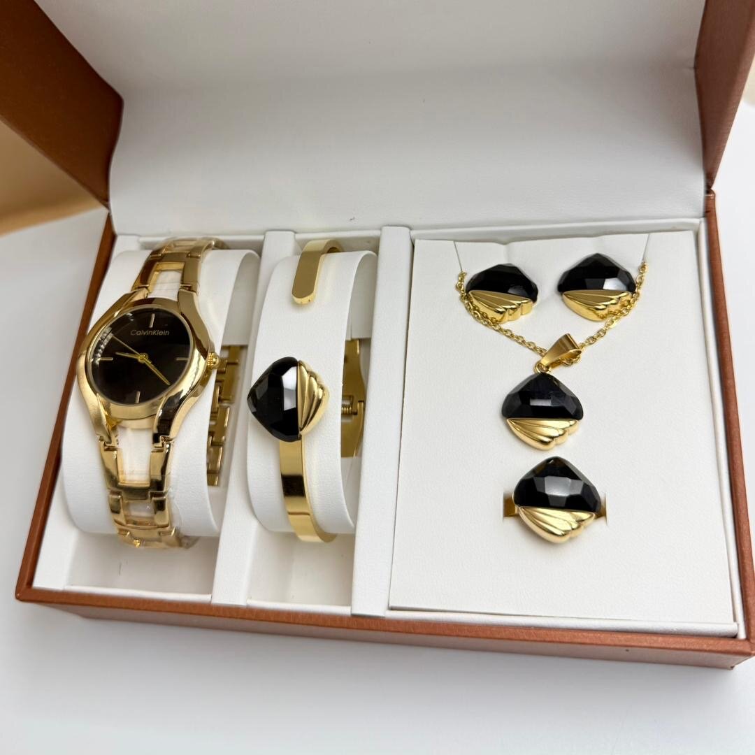 Coffret Montre et Bijoux Élégant