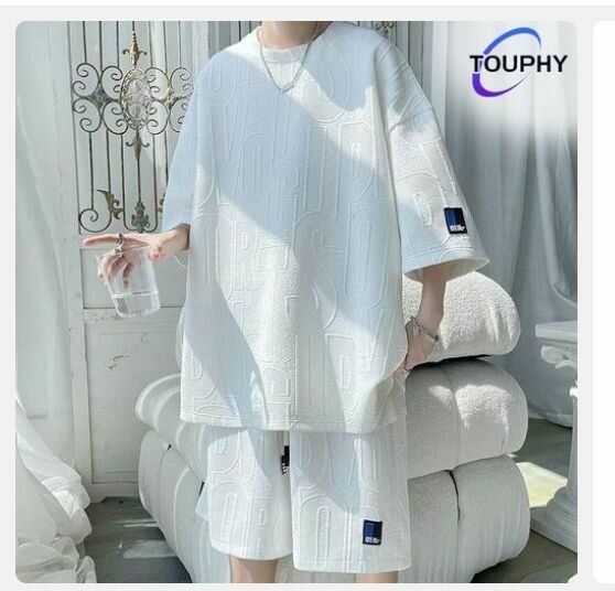 Ensemble T-shirt et Short Blanc