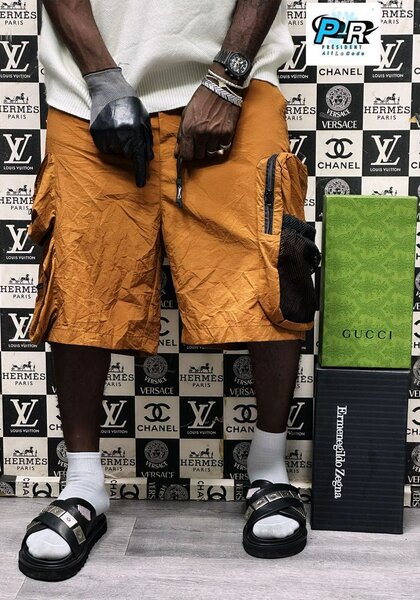 Shorts cargo orange tendance