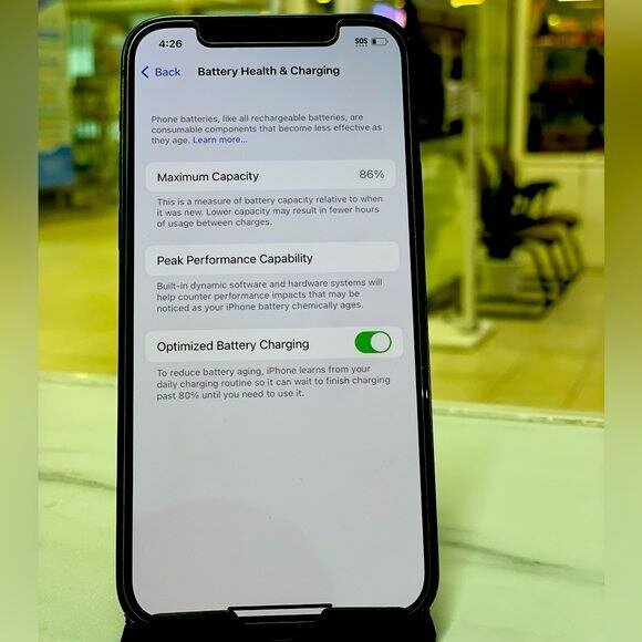 iPhone reconditionné batterie 86%