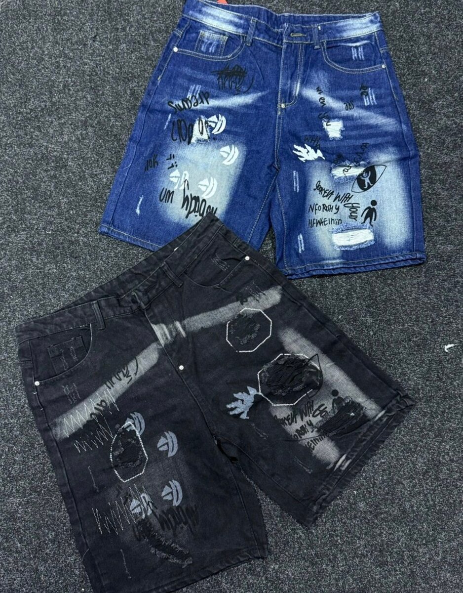 Shorts en jean décontractés