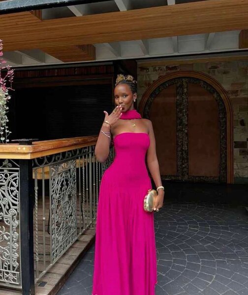 Robe longue élégante soirée