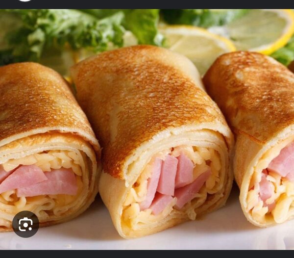 Crêpes jambon-fromage