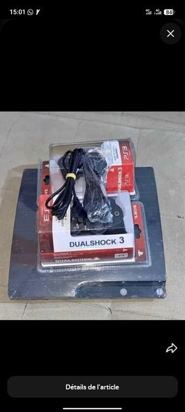 Câble USB pour manette Sony DualShock 3