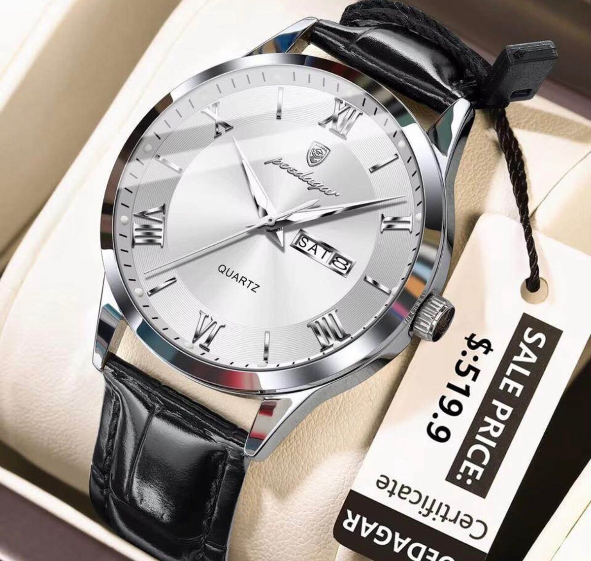 Montre quartz pour homme