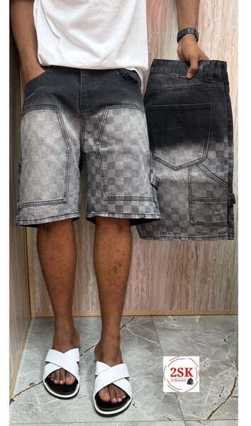 Shorts en jeans décontractés pour homme