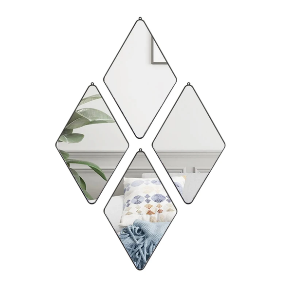 Lot de miroirs muraux décoratifs