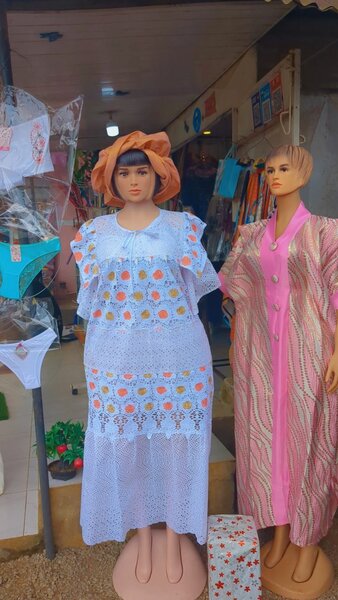 Chic Boubou dentelle + coiffe