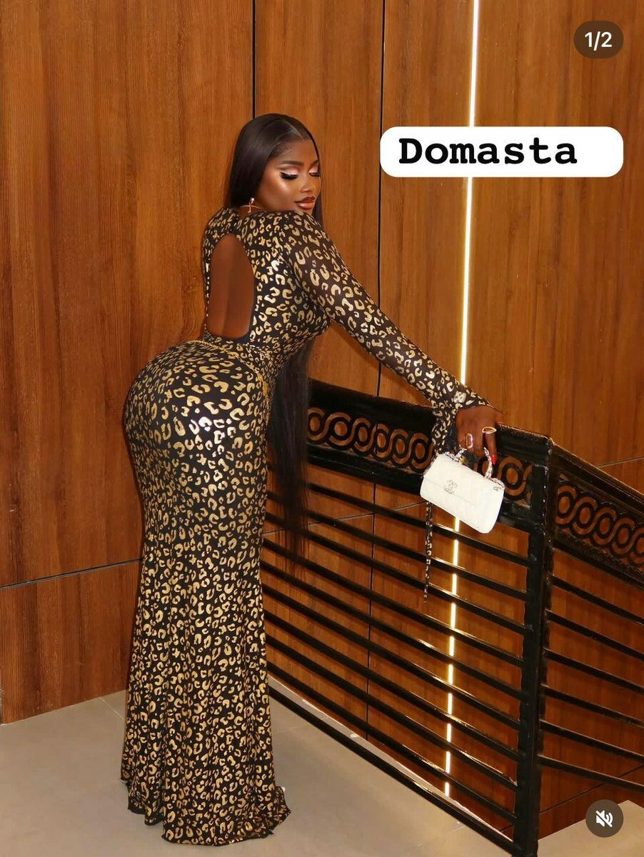 Robe longue en paillettes Domasta