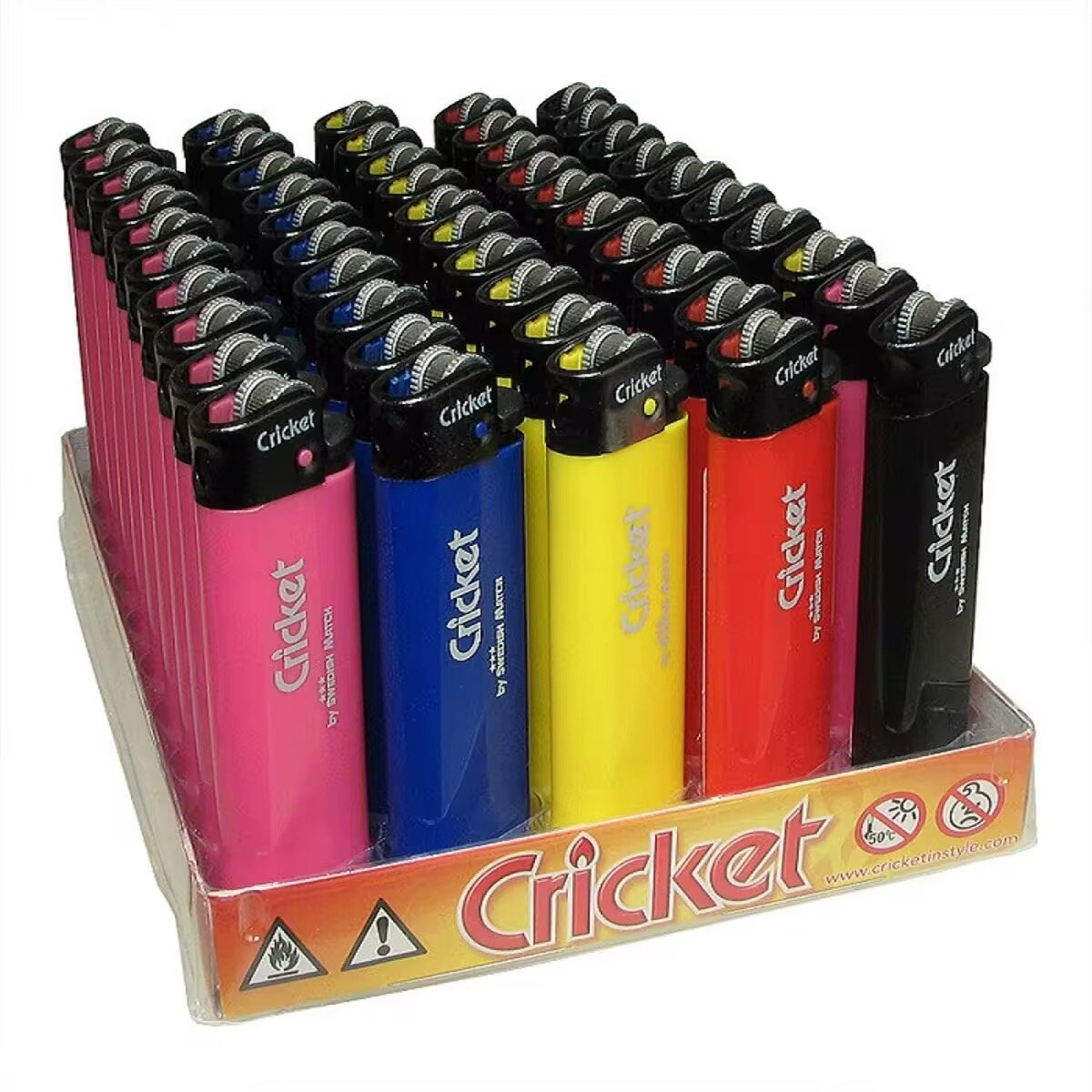 Briquets colorés Cricket