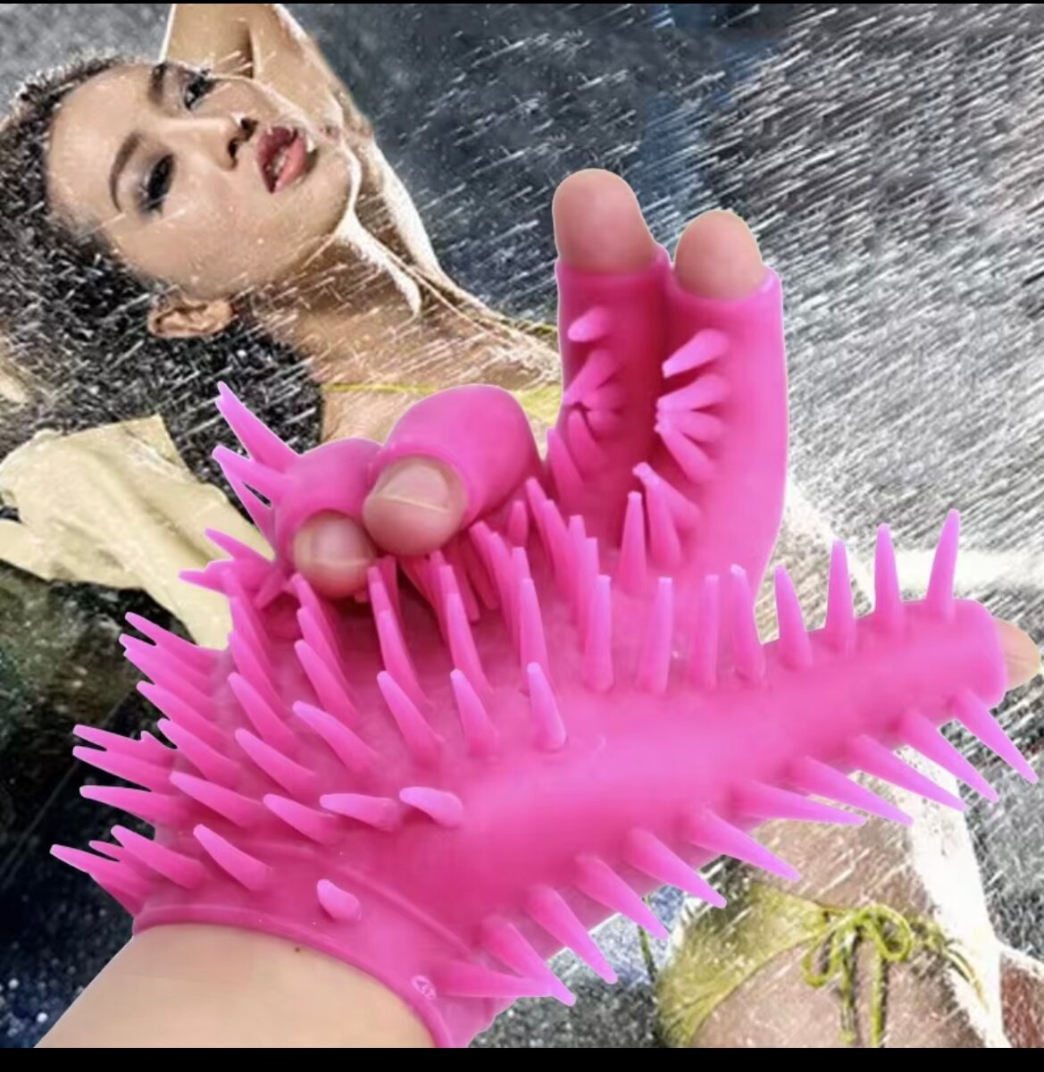 Gant Silhouette pour Massage