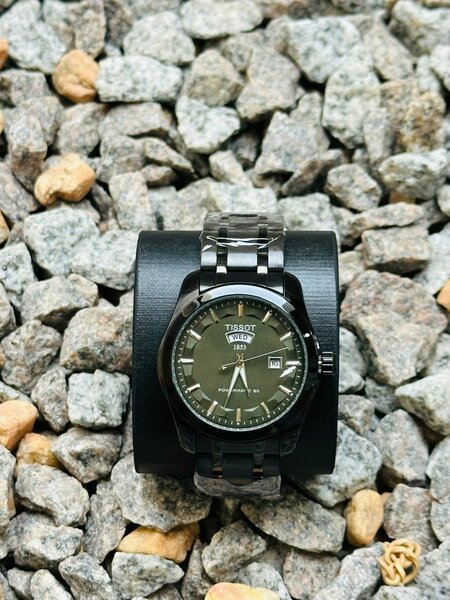 Montre Tissot Homme en Acier et Caoutchouc