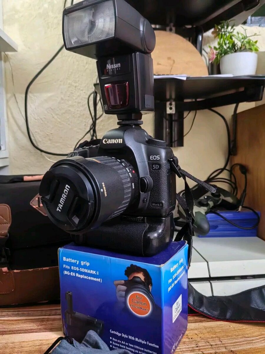 Canon EOS avec flash externe