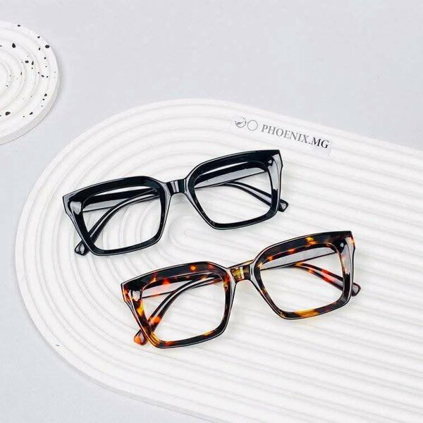 Lunettes de vue carrées élégantes