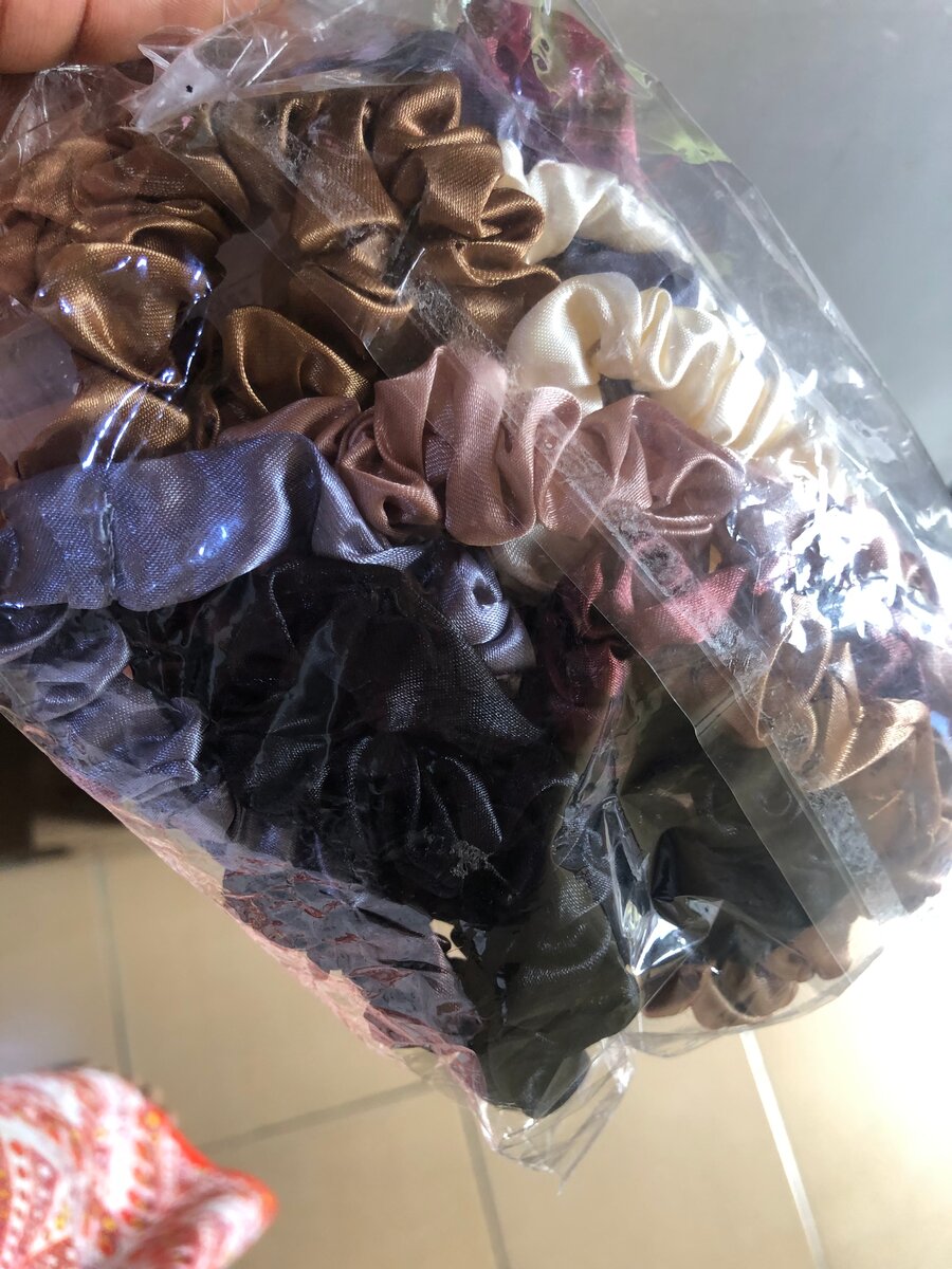 Lot de chouchous en soie