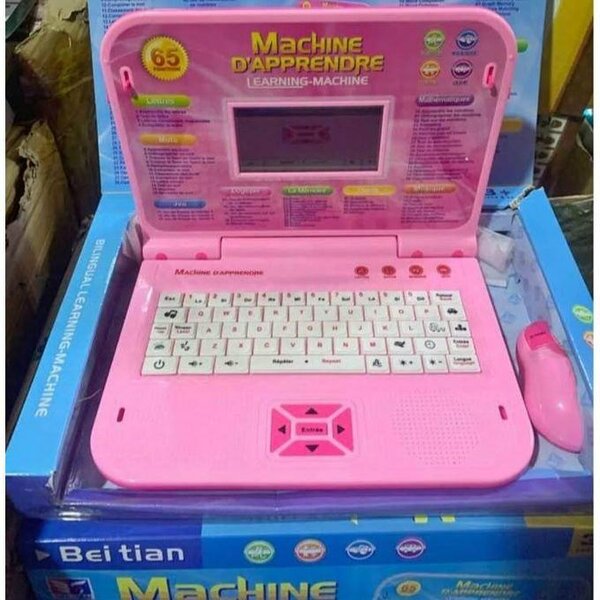 Ordinateur éducatif rose