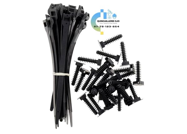 Embase + attache colson 50pcs