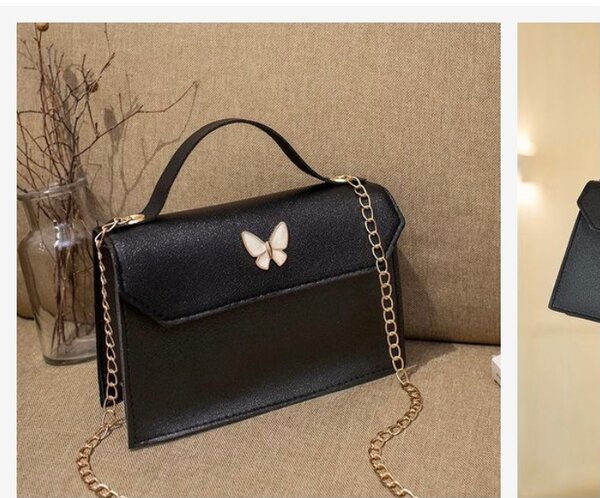 Sac à main noir élégant