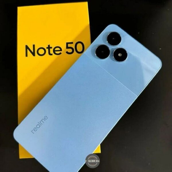 realme Note 50 smartphone bleu