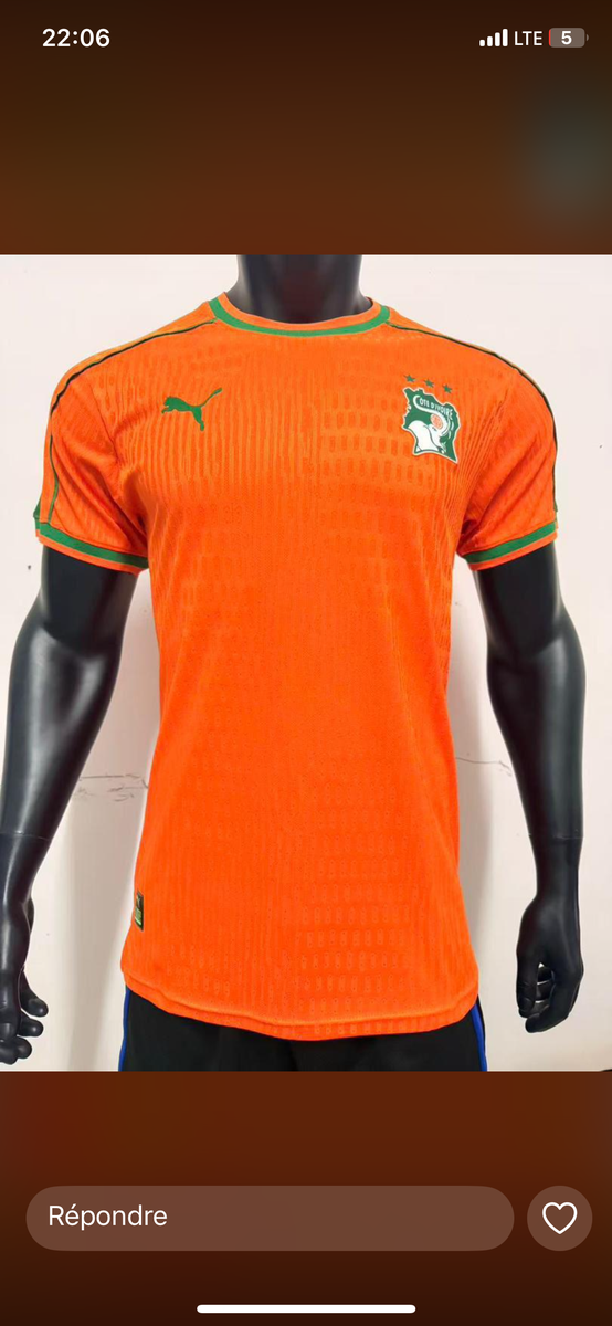 Maillot Équipe Côte d'Ivoire