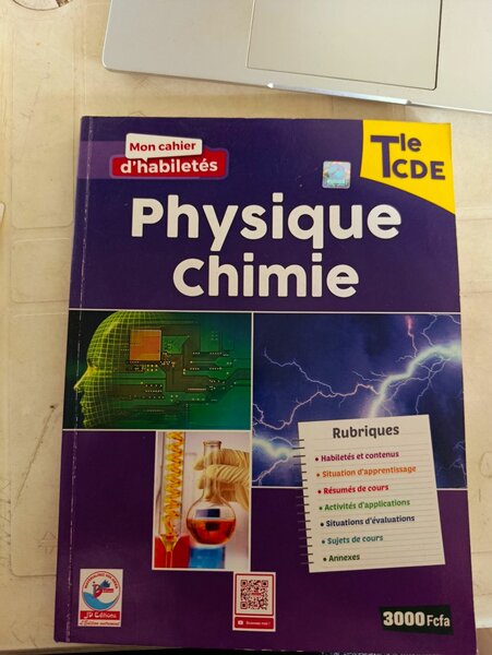 Cahier Physique Chimie Terminale