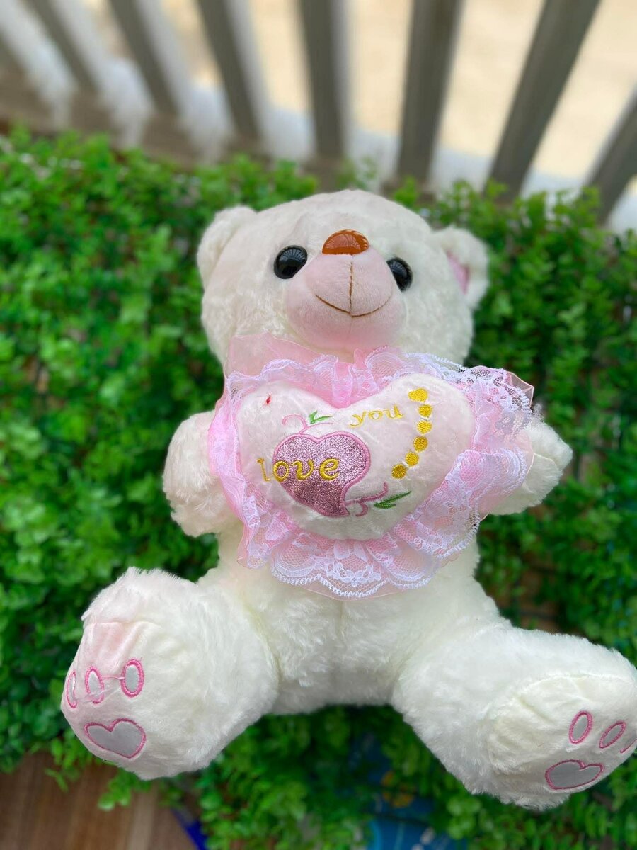 Ourson en peluche "Je t'aime"