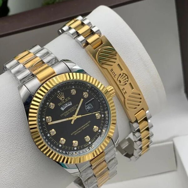 Montre Rolex en or et acier