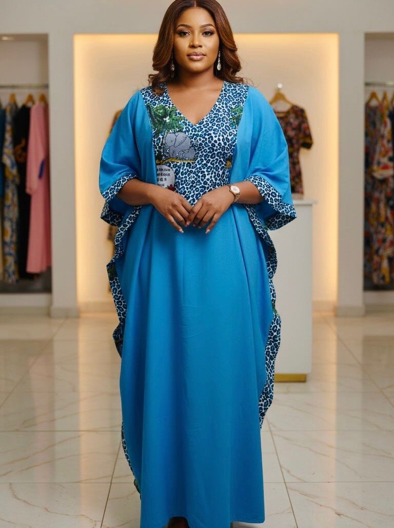 Caftan africain chic imprimé