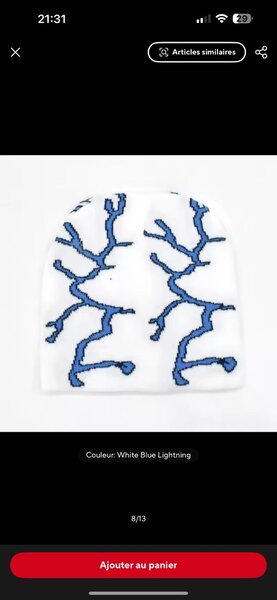 Bonnet stylé étoile