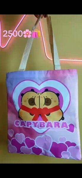 Sac cabas imprimé cartoon