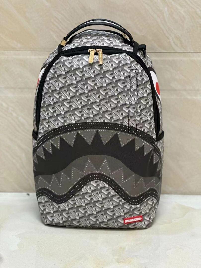 Sac à dos tendance motif requin