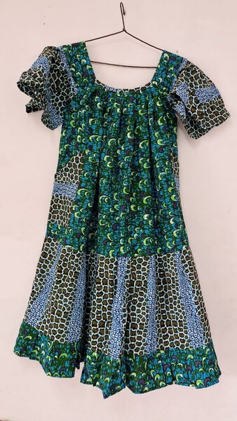 Robe Colorée en Wax