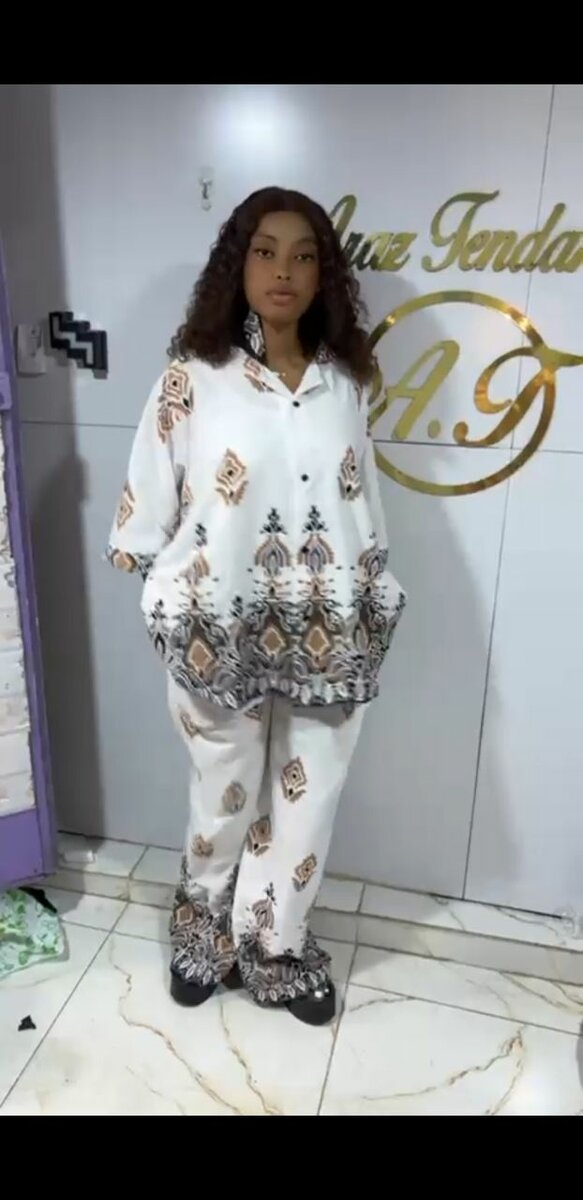 Pyjama femme imprimé élégant