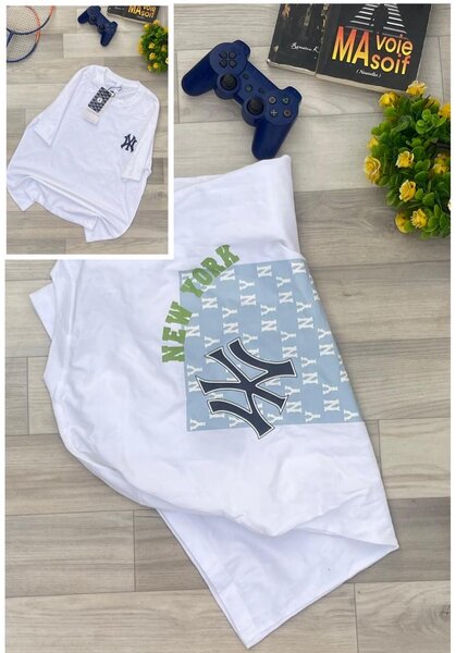 T-shirt MLB New York blanc