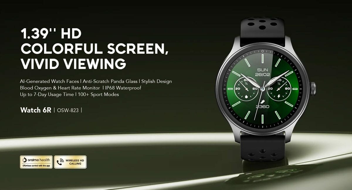 Montre Connectée 6R IP68 HD