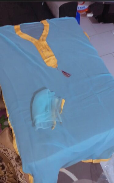 Tunique bleu élégante