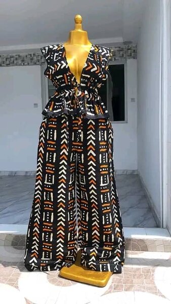 Robe longue imprimée chic