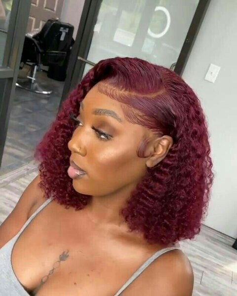 Perruque Dentelle 13x6 Bouclée