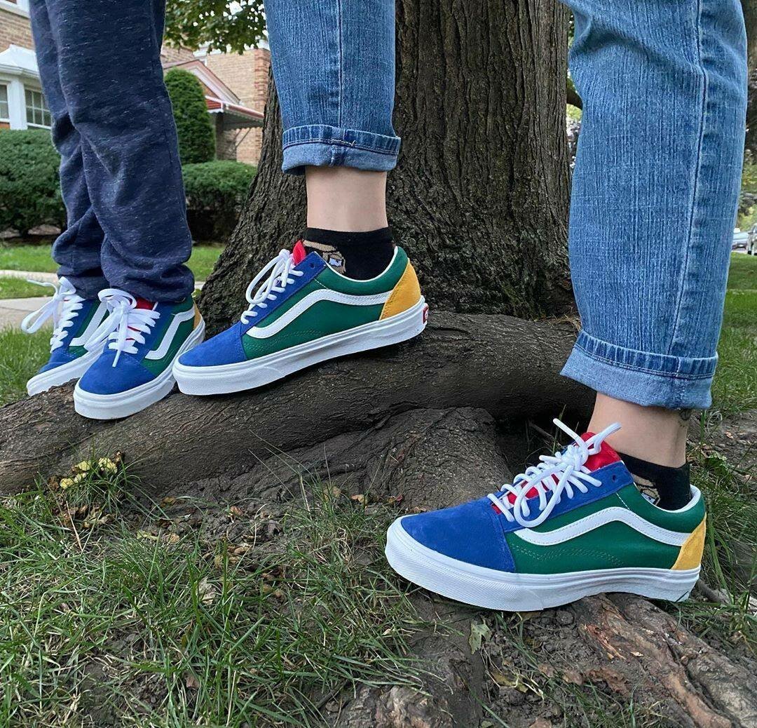 Sneakers multicolores tendance