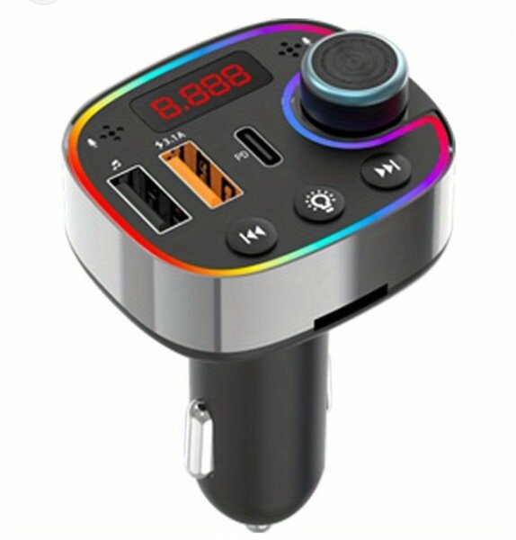 Chargeur Voiture MP3 RGB O-LONNIE