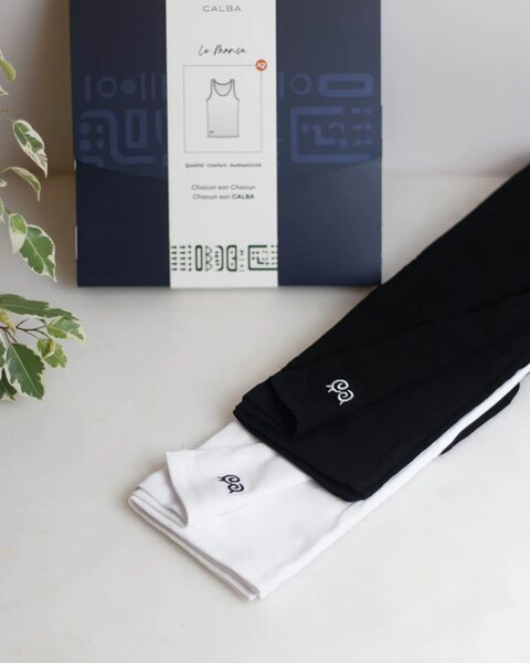 Kit 2 Débardeurs noir et blanc