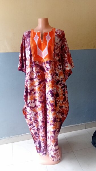 Robe africaine brodée élégante