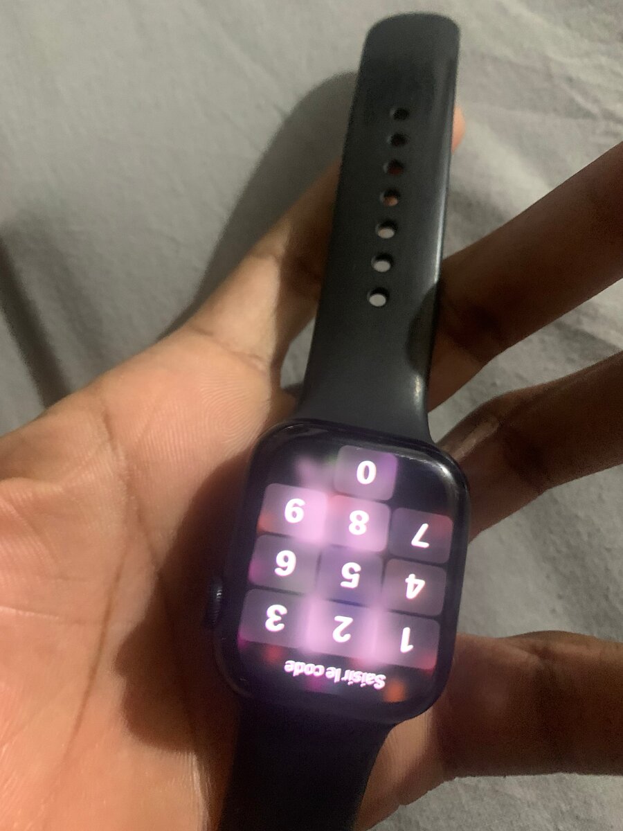Smartwatch with Black Band
