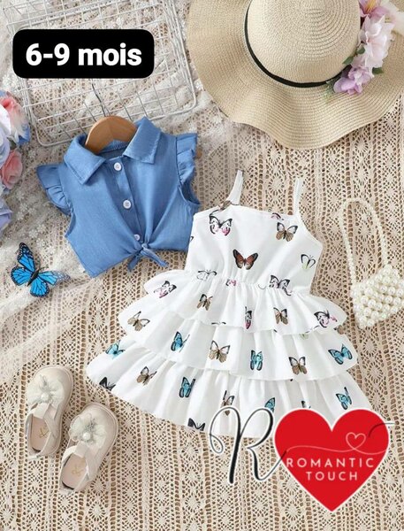 Robe Papillon Bébé Fille