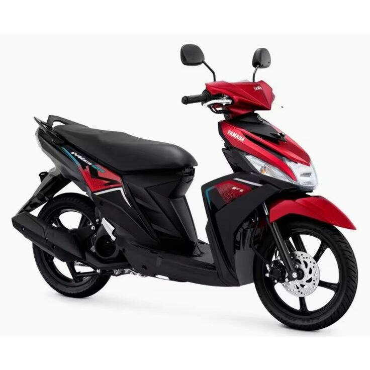 Scooter Yamaha rouge - Noir
